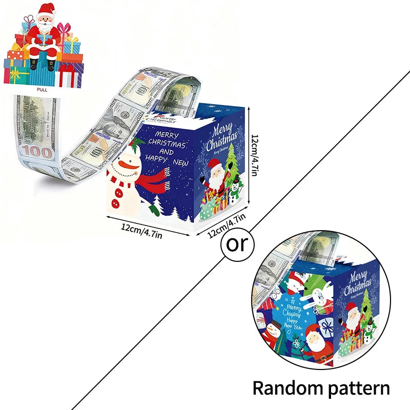 1/5/6/10pcs Christmas Gift Box 24 Grid Packaging Box Calendar Gift Blind Box Xmas Party Favors 2026 New Year Gift Red Envelope