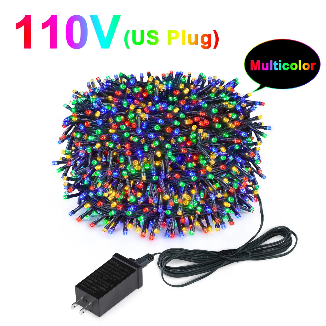 100M 50M 24V LED Christmas Lights Fairy Garland String Light Waterproof For Outdoor Garden Home Holiday New Year Party Decor luz