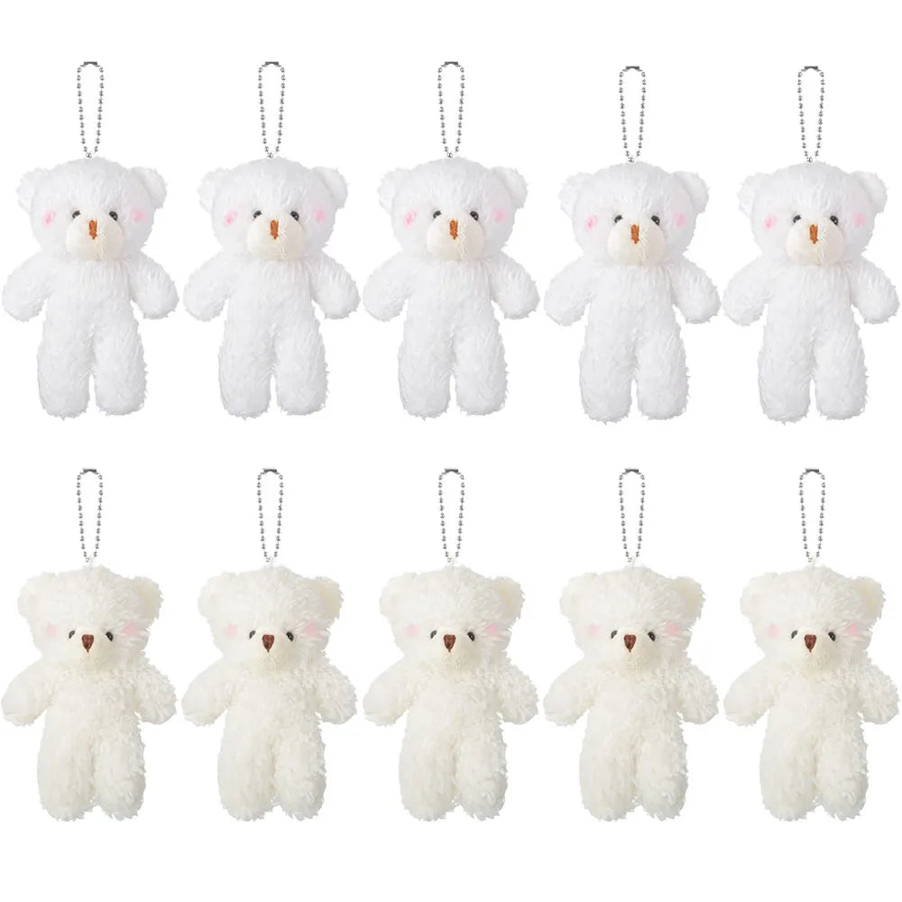 10-100Pcs Mini Bear Gifts for Baby Shower Stuffed Plush Bear Bulk Small Bear Wedding Christmas Xmas Decor Party Favor for Guest