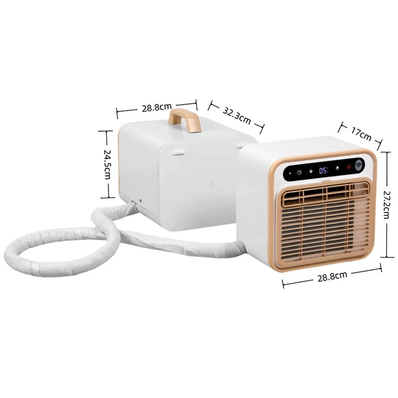 1500W New Split Mobile Air Conditioner Portable Installation-free Camping Tent Air Conditioner Parking Air Conditioner