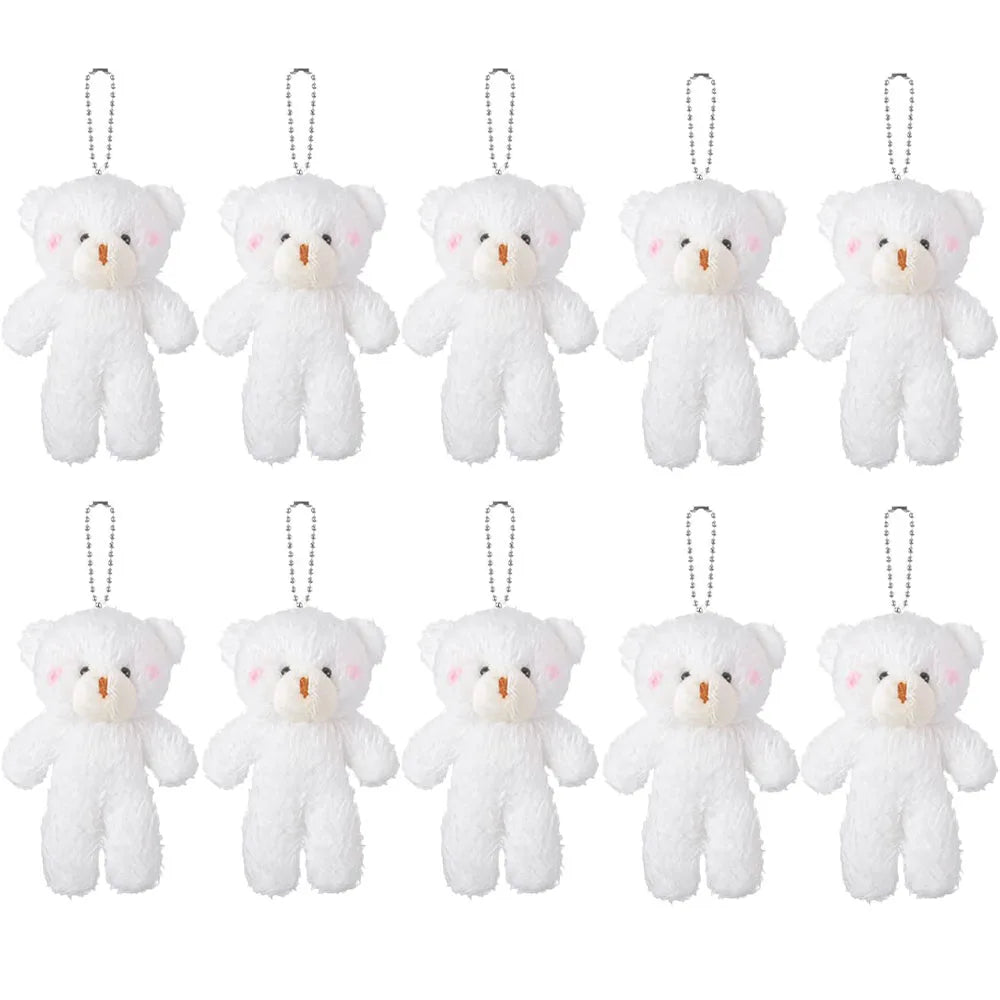 10-100Pcs Mini Bear Gifts for Baby Shower Stuffed Plush Bear Bulk Small Bear Wedding Christmas Xmas Decor Party Favor for Guest