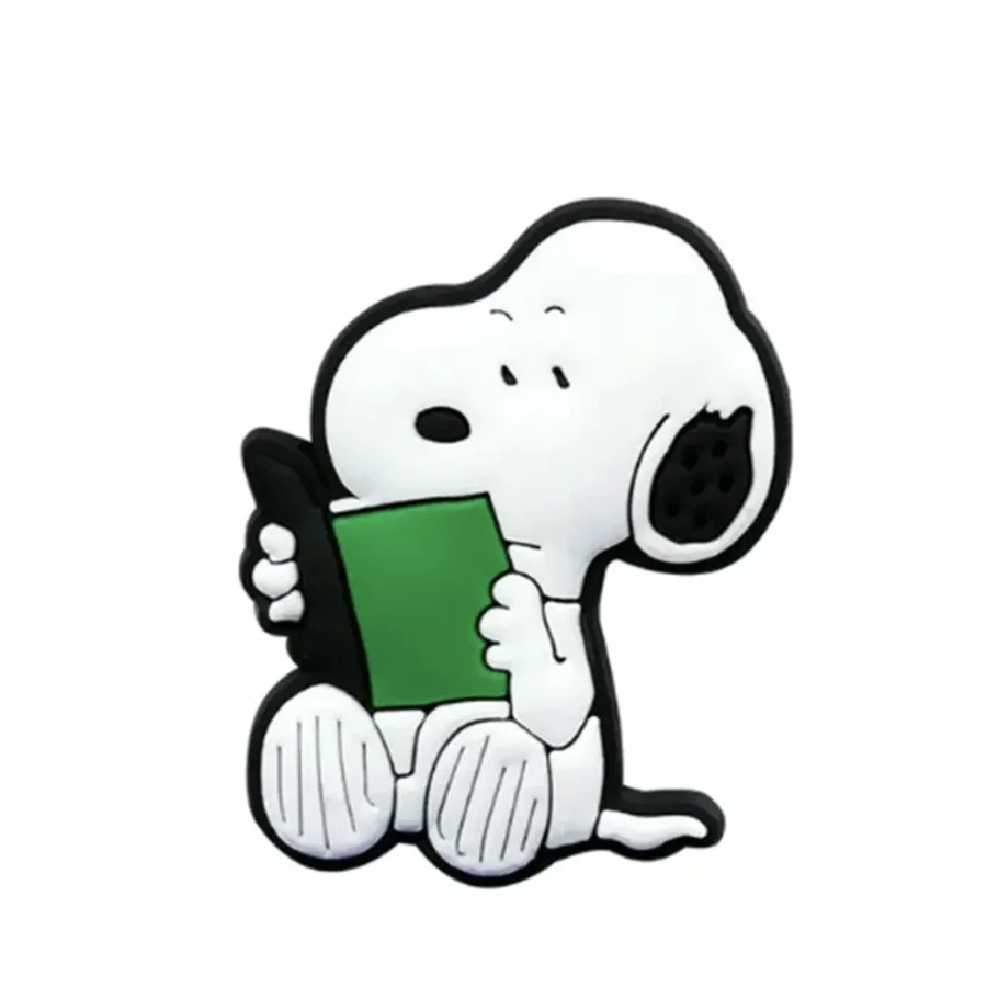 1-21Pcs MINISO Snoopy Shoe Charms PVC Cartoon Shoe Decoration Accessories for Clogs Sandals Garden Kids Christmas Birthday Gifts