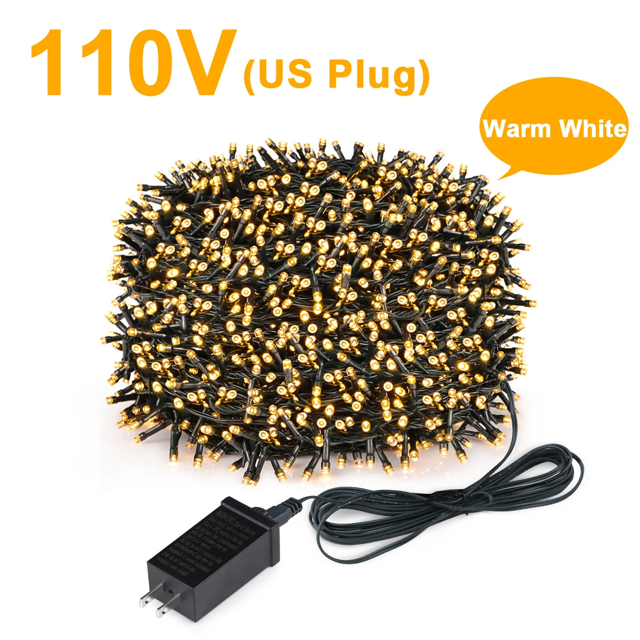 100M 50M 24V LED Christmas Lights Fairy Garland String Light Waterproof For Outdoor Garden Home Holiday New Year Party Decor luz