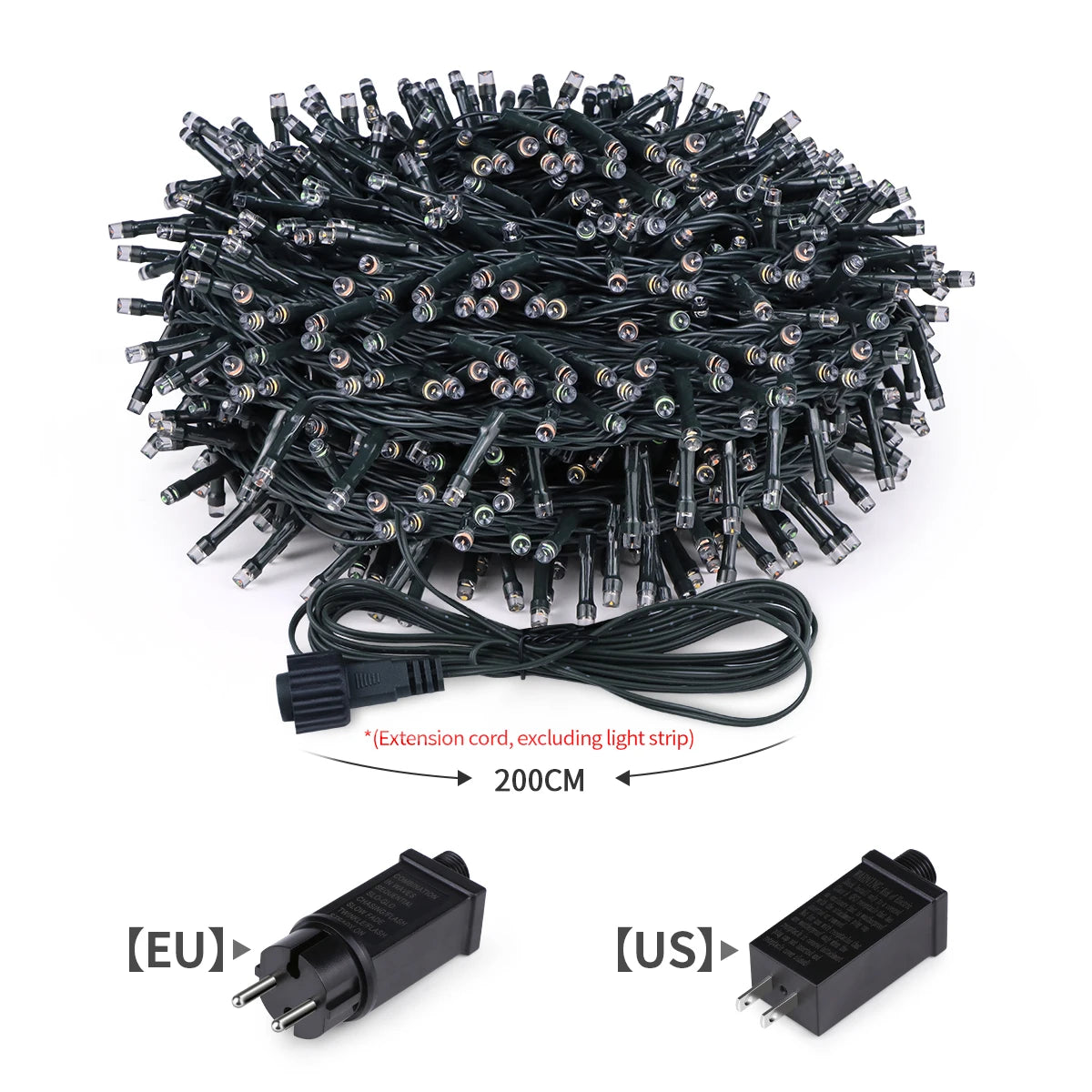 100M 50M 24V LED Christmas Lights Fairy Garland String Light Waterproof For Outdoor Garden Home Holiday New Year Party Decor luz