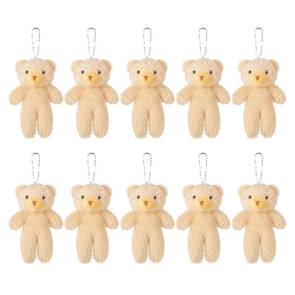 10-100Pcs Mini Bear Gifts for Baby Shower Stuffed Plush Bear Bulk Small Bear Wedding Christmas Xmas Decor Party Favor for Guest